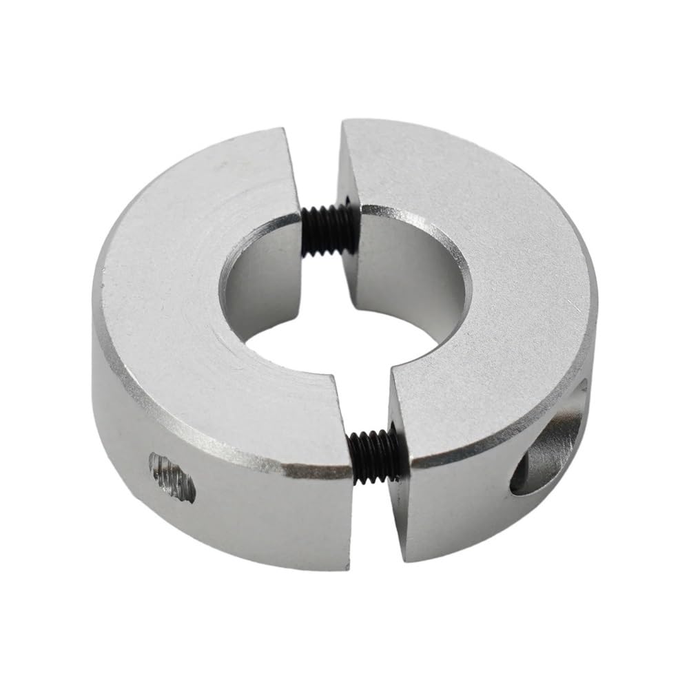 Drill Depth Stop Aluminum Alloy Fixed Ring, Versatile Dual Split Shaft Collar, Clamp Type Inner Dia 13 15 16mm(16mm)