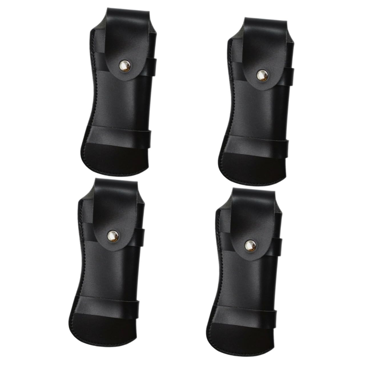 PRETYZOOM 4pcs Pu Leather Cutter Cover Portable Wear-Resistant Cutter Guard for Kitchen Outdoor Use for Camping Travel and Housewarming Lightweight and Convenient Protector Sleeve