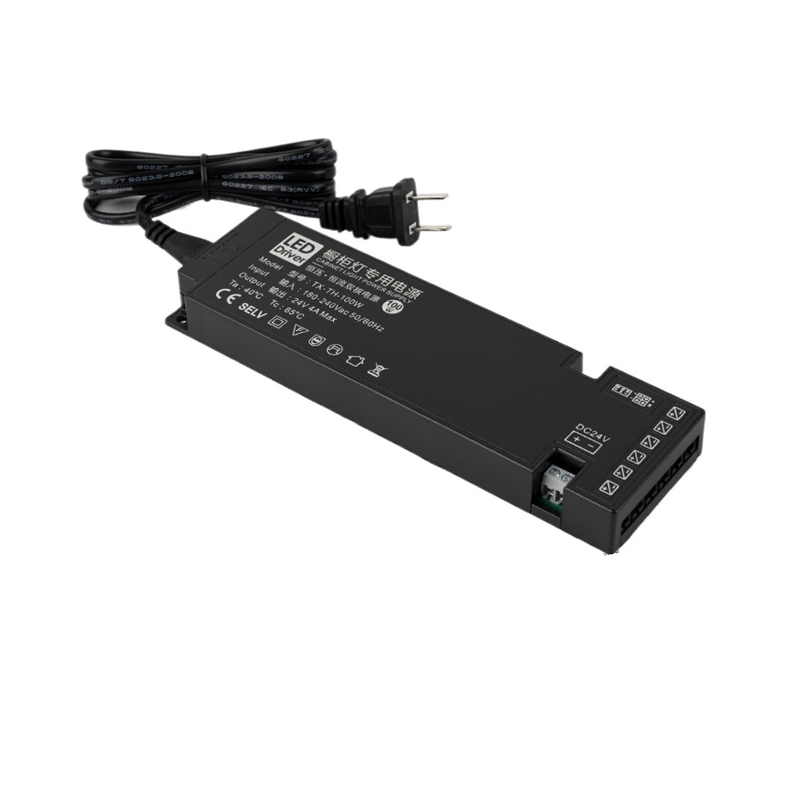 Alimentatore per illuminazione mobili | Applicazione di illuminazione LED compatibile(DC24V-100W-1.5m power cord)