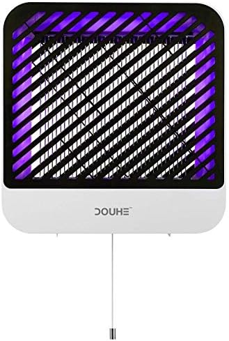 DOUHE Bug Zapper, Fly Trap Indoor Fly Zapper with UV LED Bug Lamp, Mosquito Zapper Non-Toxic No Radiation, Noiseless Plug in Electric Fly Trap, Mosquito Trap 800 SQFT Coverage