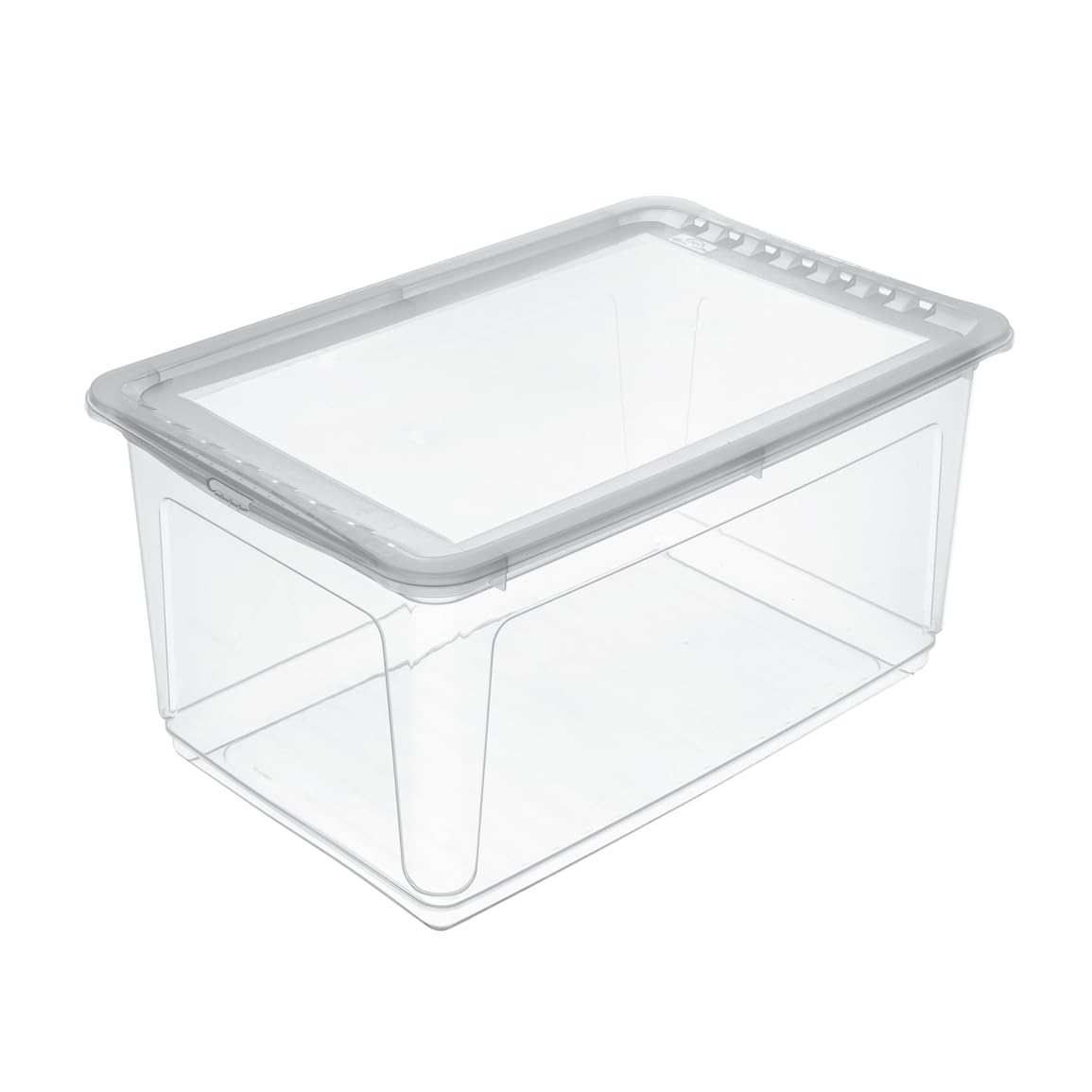 keeeper Aufbewahrungsbox mit Air Control System, Clearbox, 43 l, 59 x 39 x 27 cm, Bea, Natur (Transparent)