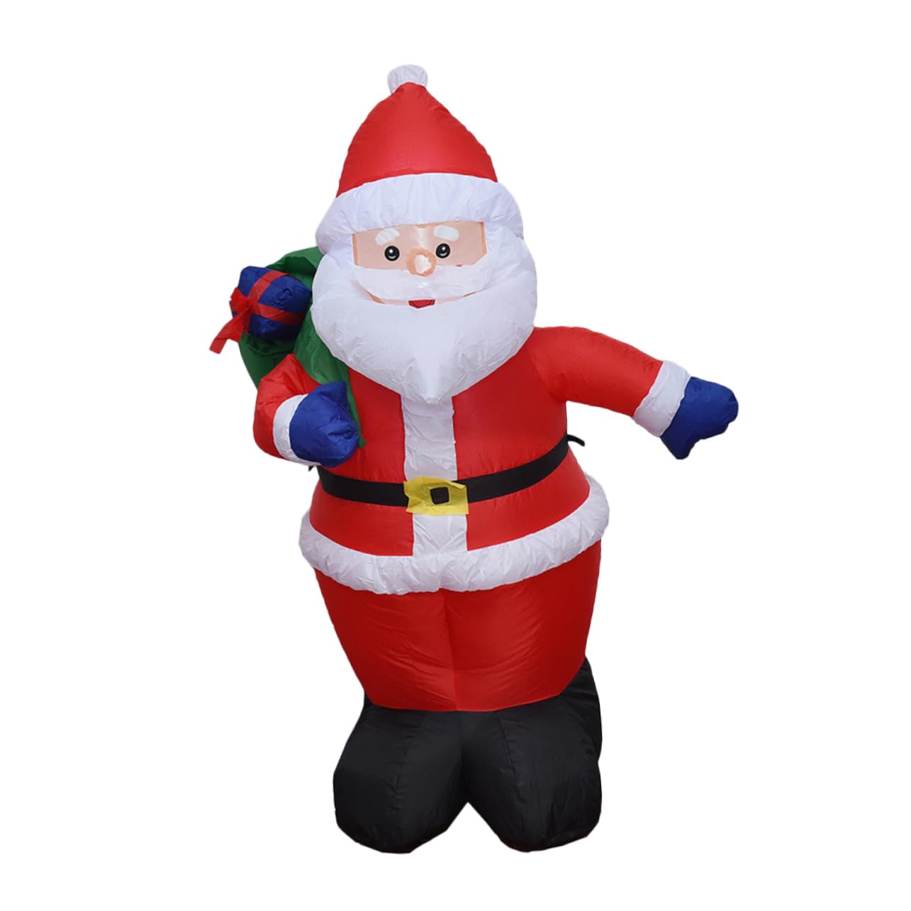 Père Noël Gonflable Extérieur Éclairage LED Sécurisé Happyyami Jardin