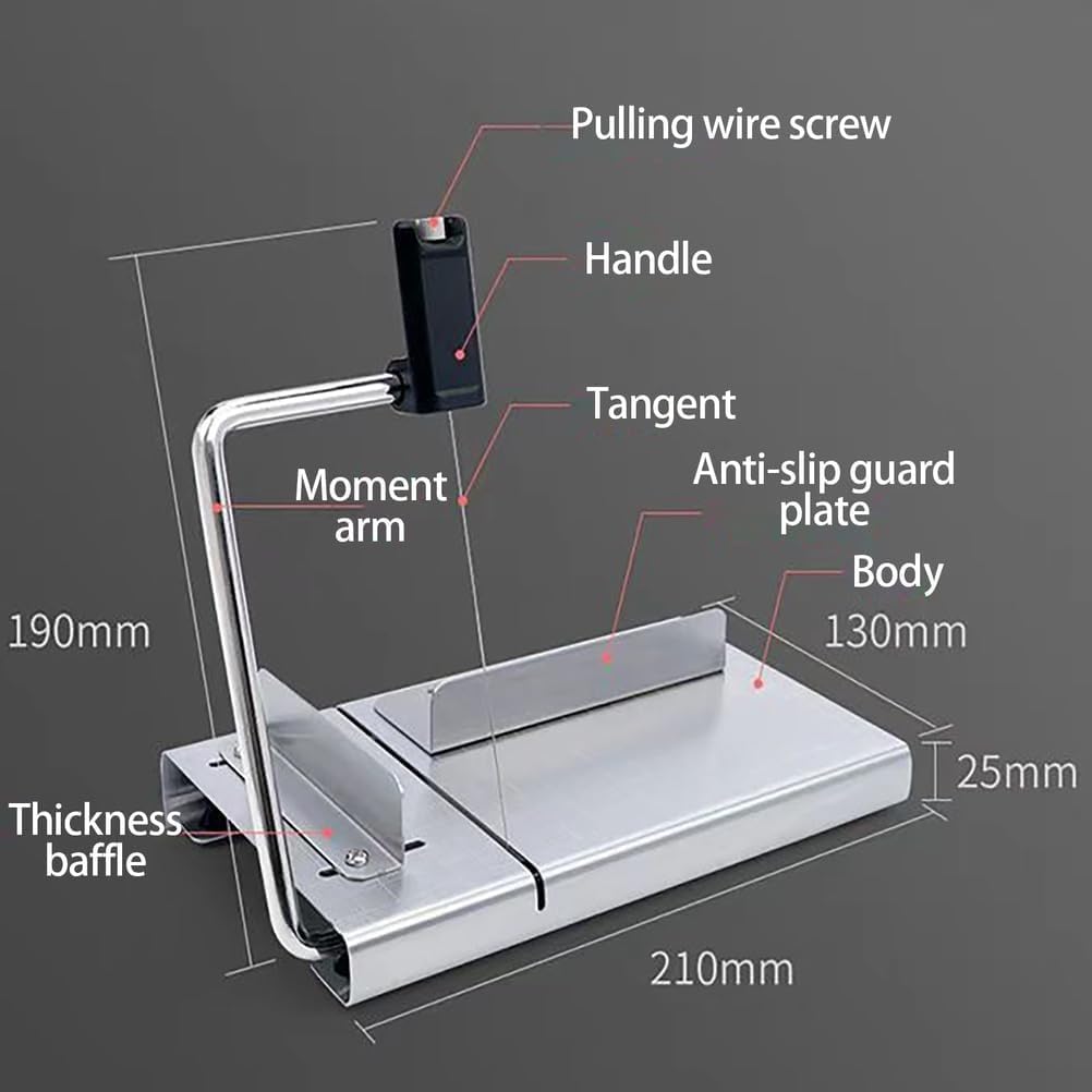 Soap Cutter Machine, Hand-Made Soap Cutter - Stainless Steel Soap Cutters With Scale For Soap Making Loaf Slicer - Soap Cutters For Soap Making, DIY Craft Soap, Candle Or Kitchen Butter Cheese