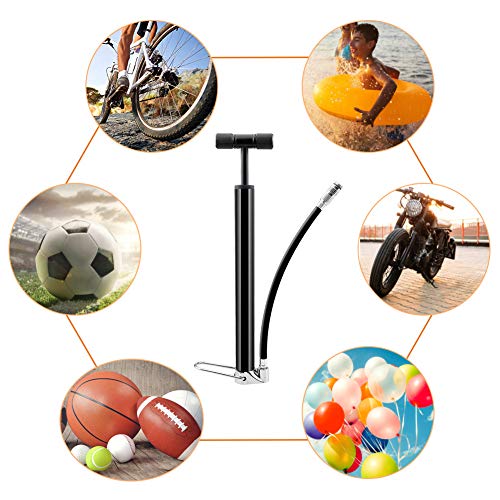 W.k.y New Mini Bike Pump - 160 Psi - Road Bike Tire Pump, Mini Bicycle Air Pump Compatible With Presta Schrader Valve,Sports Ball Pump #TOP6