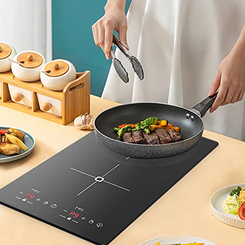 VBGK Double Induction Cooktop, 12 Inch Portable Induction Cooktop with