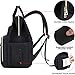 FANCYOUT Diaper Bag Backpack with USB Charging Port and Stroller Straps, Maternity Nappy Bag with Insulated Feeding Bottle Pocket (Black)