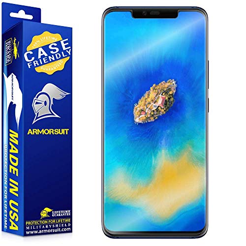 ArmorSuit MilitaryShield [Case Friendly] Screen Protector Designed for Huawei Mate 20 Pro - HD Clear Film