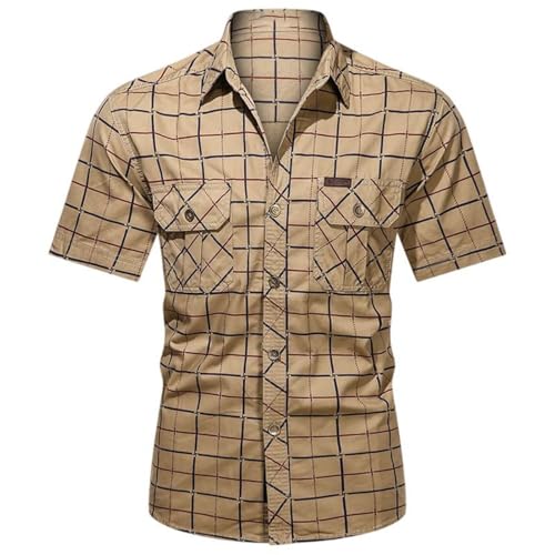 Chemise de travail à carreaux parfaite pour les journées d'été actives et le bricolage
