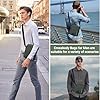 Eabofrin Mens Shoulder Bag, Waterproof Crossbody Bags, Lightweight Chest Sling Bag with Reflective Stripes Side, Casual Handbag with Adjustable Strap, Travel Phone Bags for Men (Green) #5