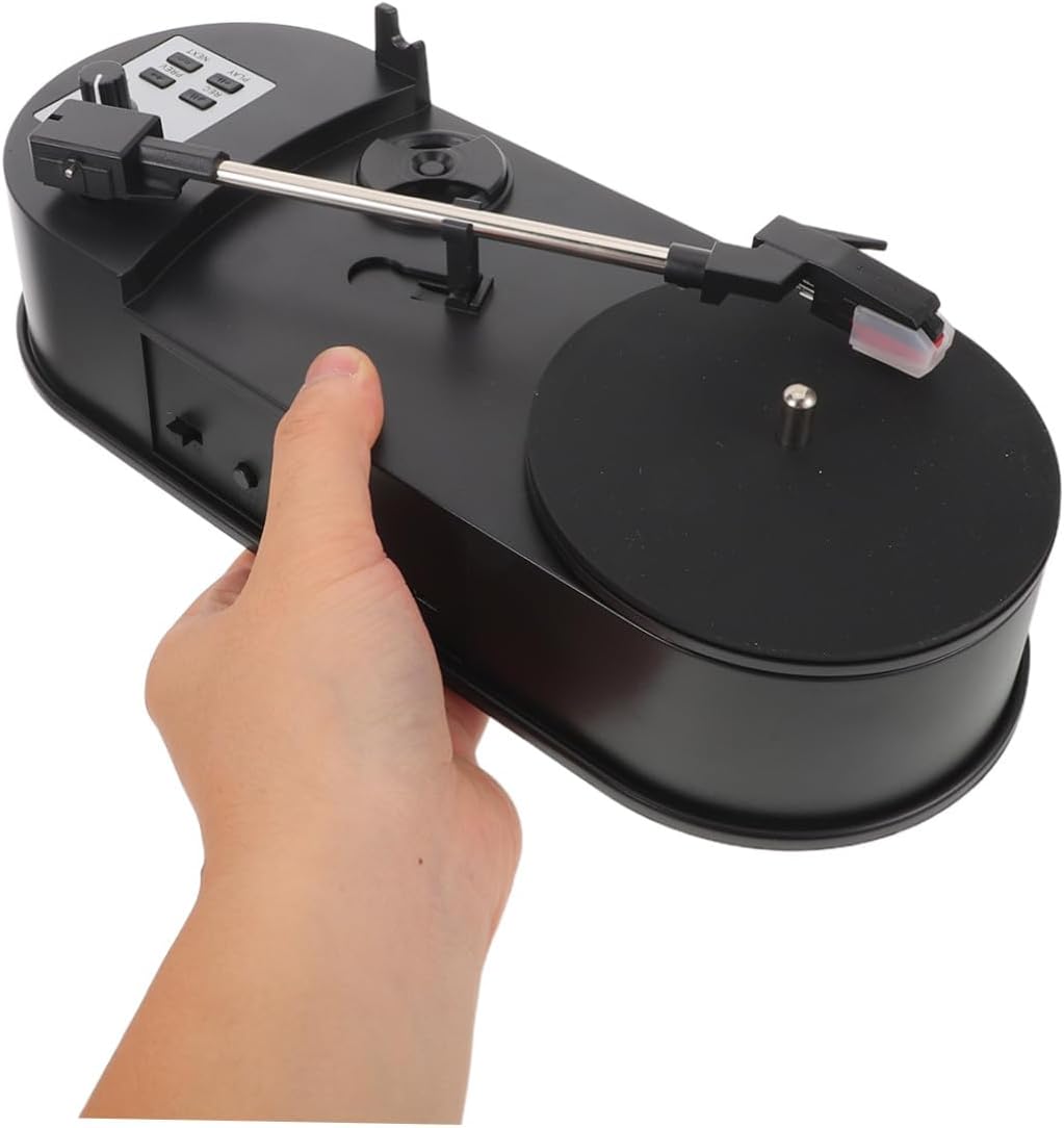 Portable Vinyl Turntable Record Player with Built-in Speakers, USB Mp3 Converter, Retro Phonograph for Music Enthusiasts and Home Audio Use