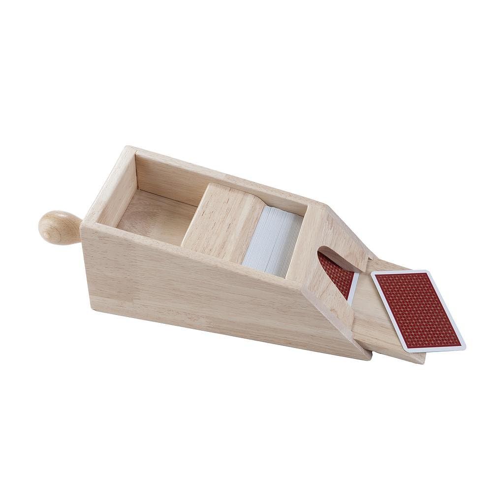 Engelhart - Distributeur de Cartes en Bois Massif Naturel - 330103