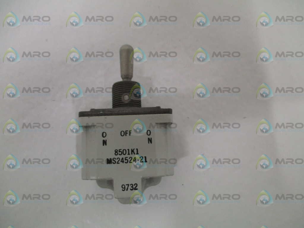 EATON 8501K1 MS24524-21 TOGGLE SWITCHUSED