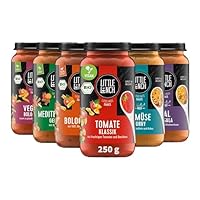 Little Lunch Kennenlernbox Lieblingssaucen, Pastasauce, Tomatensoße, Curry, Bolognese, Gemüse, 6 x 250g