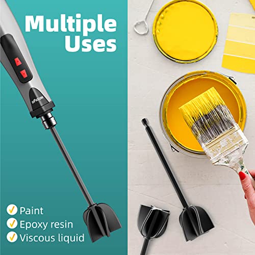 Istoyo Resin Mixer Paddles, Epoxy Mixer Attachment For Powerful Mixing, Reusable Paint Mixer, Paint Stirrer Drill Attachment For Resin, Silicone Mixing (Included 4 Pcs) #TOP3