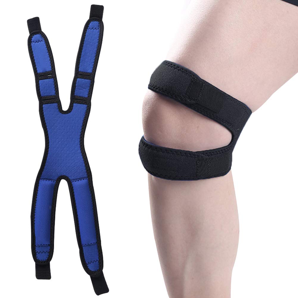 Tendon Knee Strap BESTZY Knee Support Brace Strap Adjustable Knee Band Strap for Hiking, Soccer, Basketball, Running,Outdoors Sports One Piece