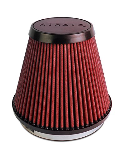 Airaid 700-466 Universal Clamp-On Air Filter: Round Tapered; 6 In (152 Mm) Flange Id; 6 In (152 Mm) Height; 7.25 In (184 Mm) Base; 4.75 In (121 Mm) Top #TOP17