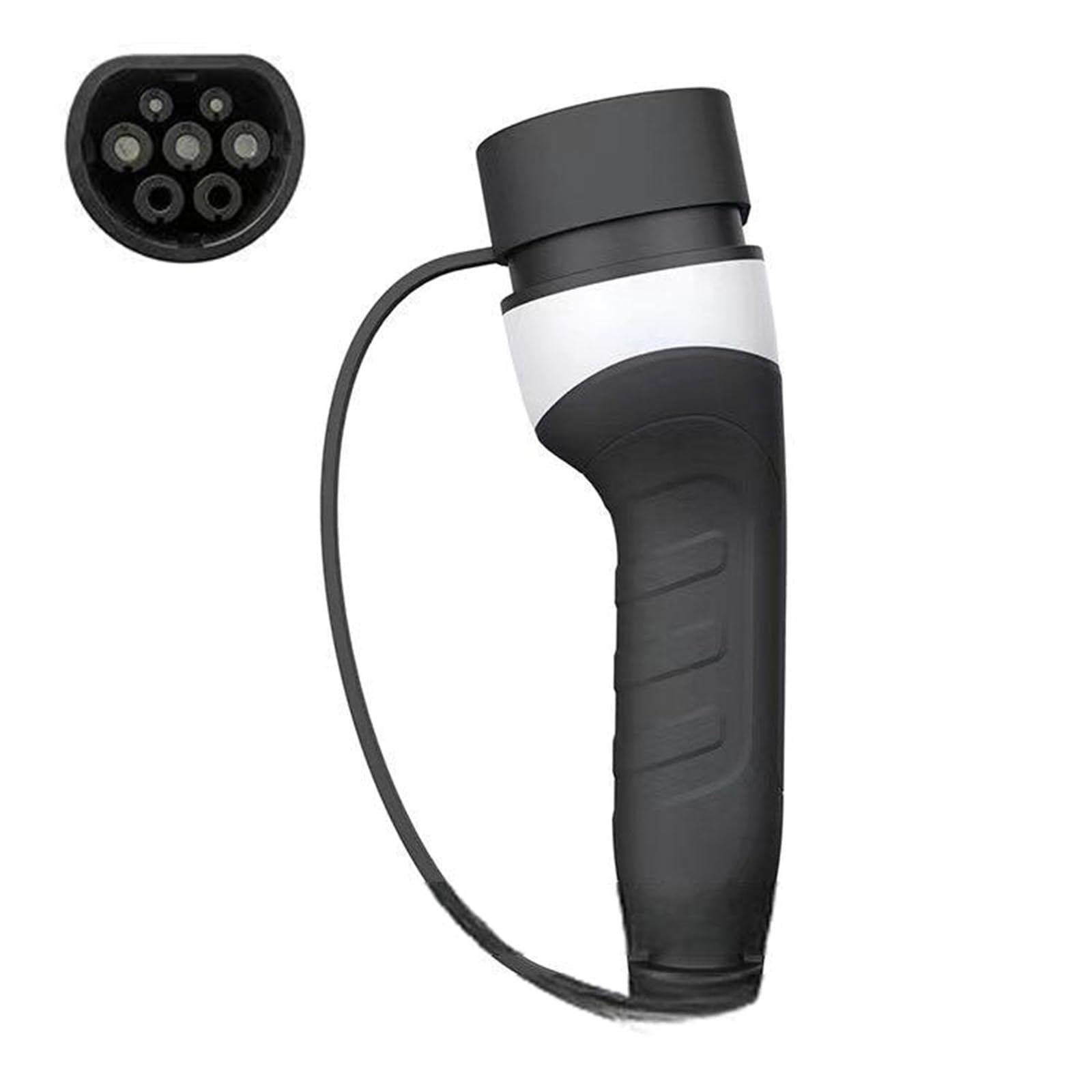 Adaptador de carga para coche eléctrico, 16 A y 32 A, con diseño simple de 2 enchufes, adecuado para entusiastas de los viajes verdes