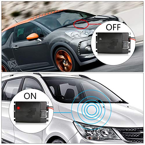 Etrogo Marderschreck Auto Ultraschall DC12V 24V Mäuseabwehr Maus/Ratte Wegfahren für Haus/Auto/Garage 1 Stück