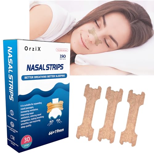 Cerotti Nasali Antirussamento, respirare bene dal naso, 30 pezzi –