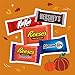 Hershey Assorted Flavored Snack Size, Halloween Candy Bulk Bag, 39.43 oz (75 Pieces)