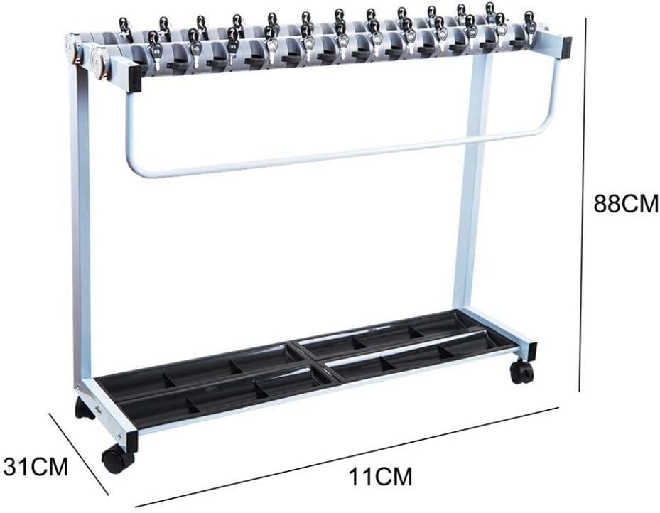 Metal Umbrella Stand Storage Rack with Removable Drip Tray for Household and Commercial Use