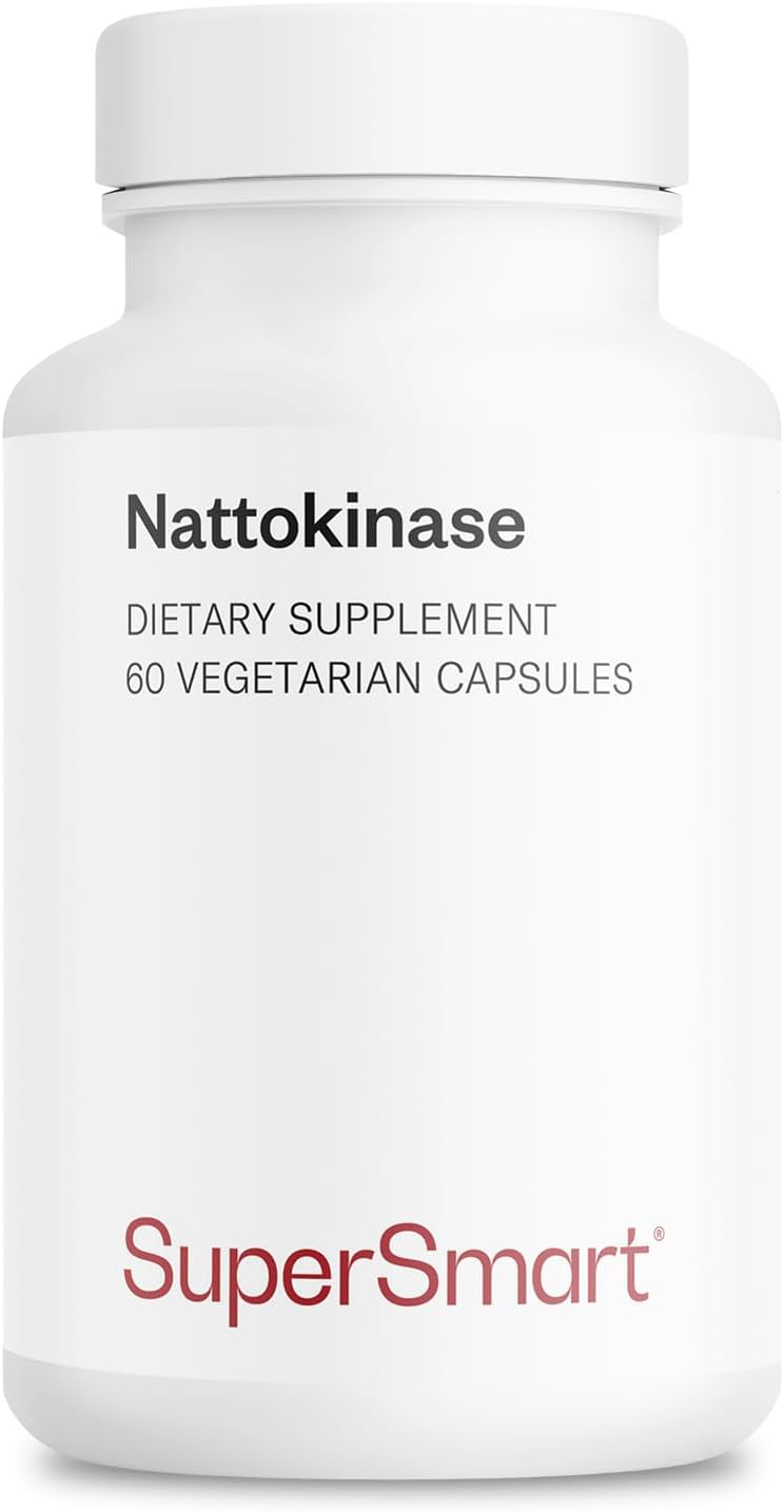 Supersmart – Nattokinase 2600FU or 200mg per Day (Highly Bioavailable) – Japanese Natto Extract – Enhanced with Vitamin E – Fibrinolytic Enzyme | Gluten Free – 60 Softgels Supersmart – Nattokinase 2600FU or 200mg per Day (Highly Bioavailable) – Japanese Natto Extract – Enhanced with Vitamin E – Fibrinolytic Enzyme | Gluten Free – 60 Softgels