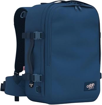 Cabinzero Classic Pro Backpack 32L, Padded Laptop Rucksack with YKK Zips, Hip Belt and Front Compartment, Carry On