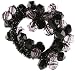 Caravan Clear And Multiple Color Faceted Beads Creates This Grand Elastic Ponytail