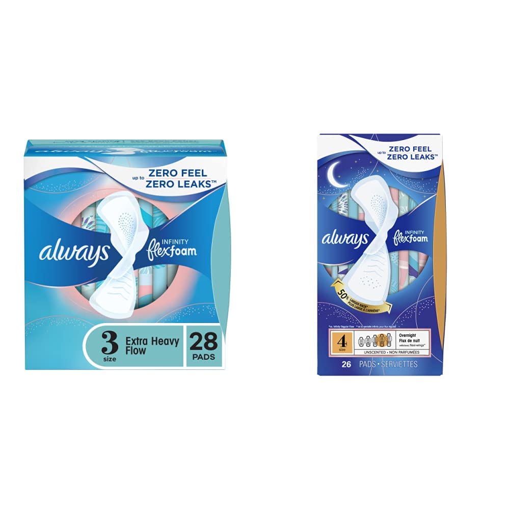 Always Infinity With FlexFoam Pads For Women | Size 3 Extra Heavy