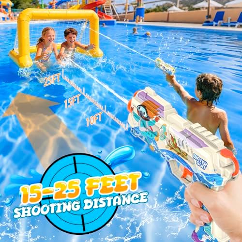 BebouToye Water Gun Squirter for Kids Squirt Gun 2 Pack — view 4