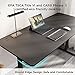 EUREKA ERGONOMIC Gaming Desk, 60 Inch Large Home Office Computer Table PC Gamer Students Study Writing Working Sturdy Modern Workstation for 3 Monitors with Free Mouse Pad, Easy to Assemble, Black