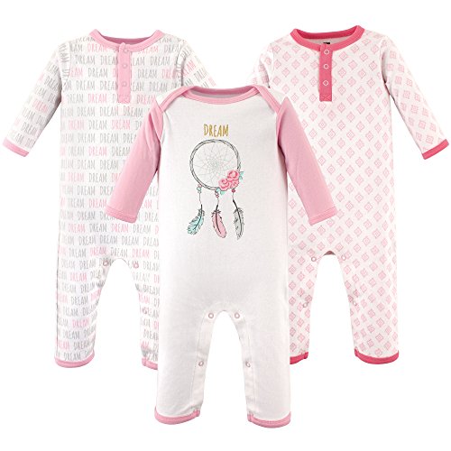 Hudson Baby Unisex Baby Cotton Coveralls, Dream Catcher, 12-18 Months