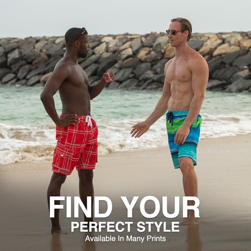 Image of Kanu Surf Men's Flex Plaid Swimtrunk