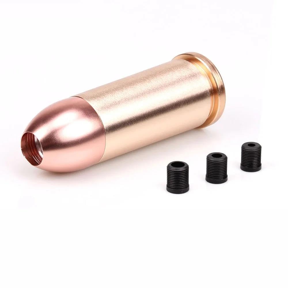 HYASDBWE Brass Bullet Style Gear Shift Knob Universal Manual Transmission Shifter Car Gear Lever Gear Shifter Parts