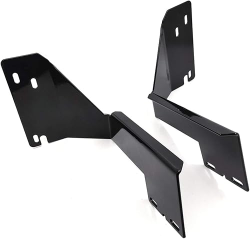 HTTMT - US-TGHD-FMS003 Negro Roadglide Custom Bagger Upper Inner Carenado Soportes Compatible con 1998-2013 FLTR Road Glide Ver ajuste