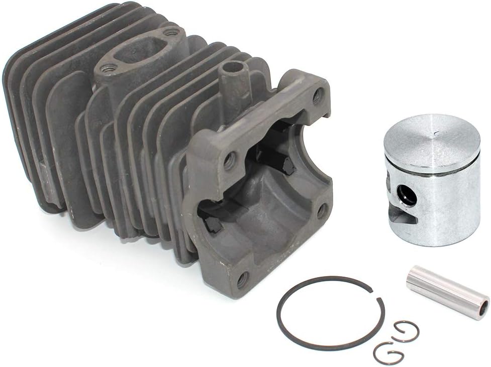 Nikasil Cylinder Piston Kit 41mm For Poulan Chainsaw P3314 P3314WS P3314WSA P3416 P3516PR P3818AV P4018 P4018AV P4018AV-BH P4018WM P4018WT P4018WTL PP3516 PP418AVHD PP4218AVL PPB3416 PPB4018 S1970