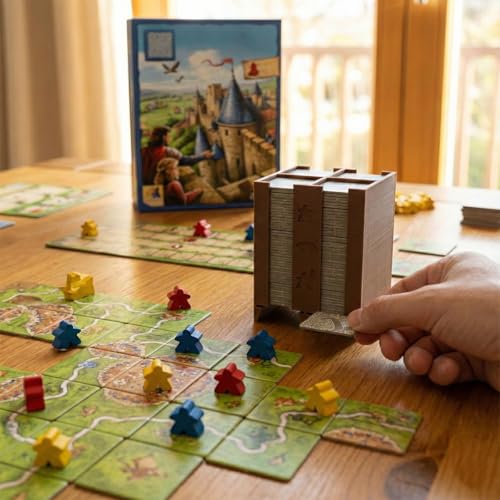 Dispensador Vertical para Fichas Compatible con Carcassonne miniatura 2