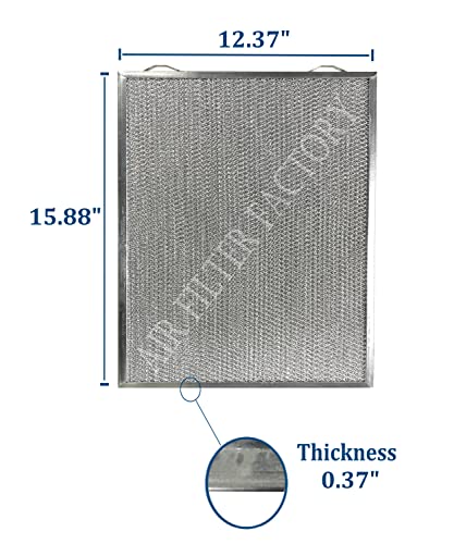 2 Pack Air Filter Factory Replacement For Honeywell F50F1073 Hvac Furnace Aluminum Pre-Filters #TOP2