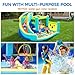 FBSPORT Inflatable Bounce House Water Slide Park, Bouncy Castle with Blower for Indoor & Outdoor, Jumping Castle with Slide, Climbing Wall, Basketball