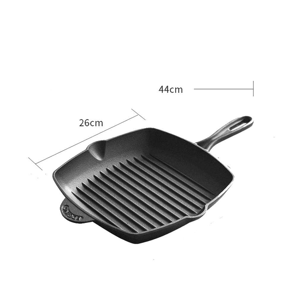 Antihaftbeschichtete Steak-Bratpfanne Aus Gusseisen, Steak-Grillpfannen, Bratpfannengriff For Die Küche, Braten, Kochen Von Steak, For Zuhause, Camping Oder Wohnwagen