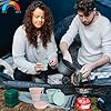 LFBEST Collapsible Cup, 2 Pack Silicone Foldable Cup with Sealing Lid Carabiner, BPA Free Portable Collapsible Travel Mugs Reusable Folding Silicone Cups for Outdoor Camping Hiking #4