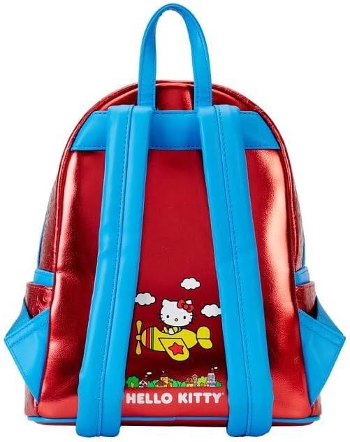 Loungefly Hello Kitty 50th Anniversary Coin Bag Metallic Mini Backpack Standard