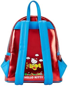Loungefly Hello Kitty 50th Anniversary Coin Bag Metallic Mini Backpack Standard