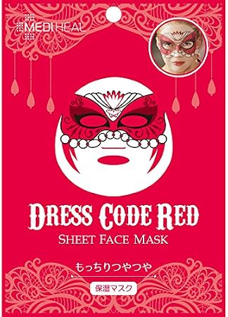 Amazon メディヒル フェイスマスク ドレスコードレッド 27ml 1シート メディヒル フェイスパック 通販