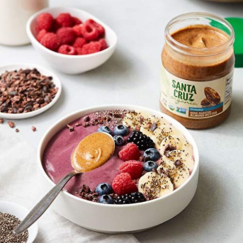 Santa Cruz Organic Creamy Dark Roasted Almond Butter, 12 Ounces #TOP3
