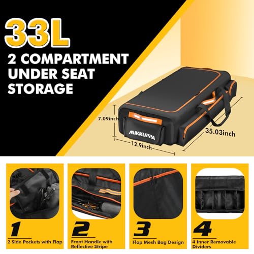 image for MIKKUPPA Under Seat Storage Bag Fit for SuperCrew Cab, Truck Under Sea