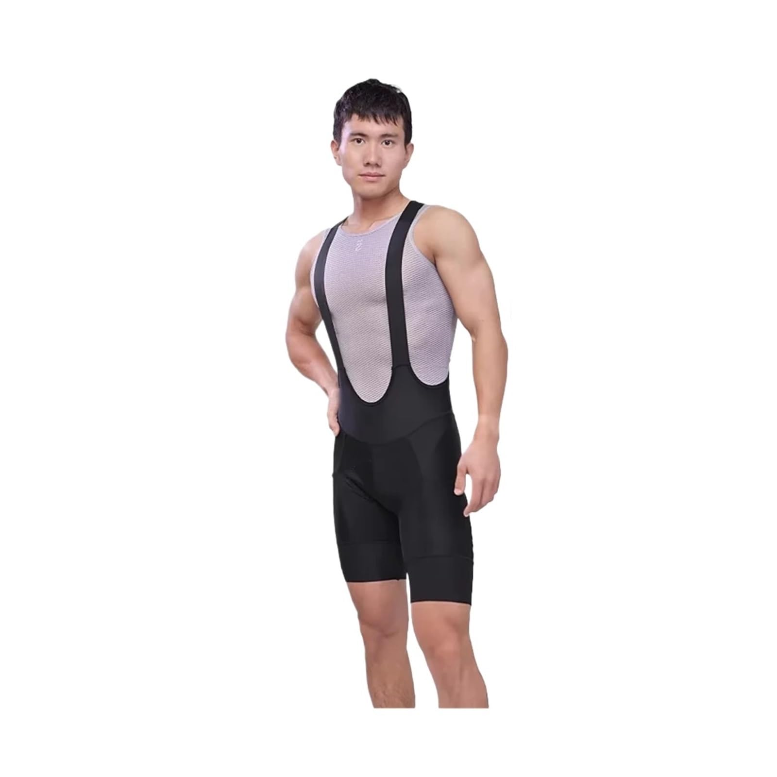 Bicicleta Pantalones Cortos Culote Corto de Ciclismo montaña for Hombre, Pantalones Cortos Profesionales for Carretera y(Black with Pockets,XL-EU)