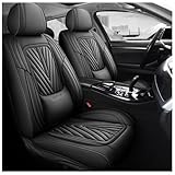 {Qualitätsmaterial} Autositzbezüge bestehen aus hochwertigen Materialien wie Memory-Schaum, hochwertigem PU-Leder usw.