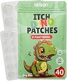 Brison Bug Bite Itch Patches - 40 Counts Insect Mosquito Stickers Natural D-Panthenol Formula Indoor Camping Essentials for Kids Adults