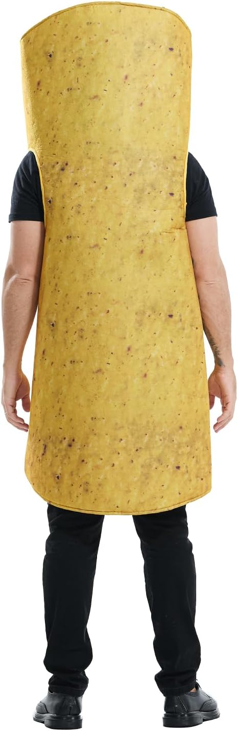 Seasons Taco Costume for Adults, Mexican Food Halloween Costumes for Men and Women, One Size - Image 4